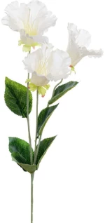 Διακοσμητικό Λουλούδι-Κλαδί Χωνάκι 92238 80cm White Συνθετικό Υλικό
