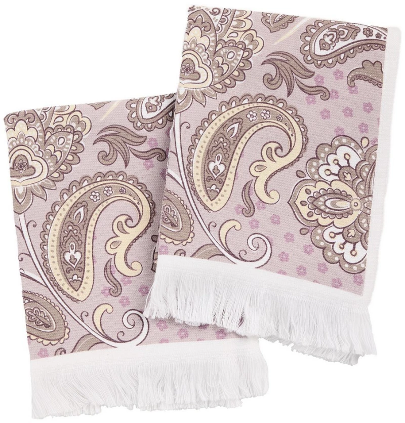 Ποτηρόπανα 0892 (Σετ 2τμχ) Taupe Das Home 30x50cm 100% Βαμβάκι