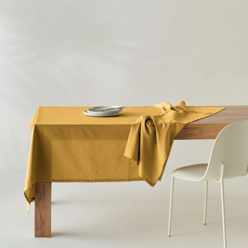Τραπεζομάντηλο Leilani 28 Mustard Kentia 140X180 100% Βαμβάκι