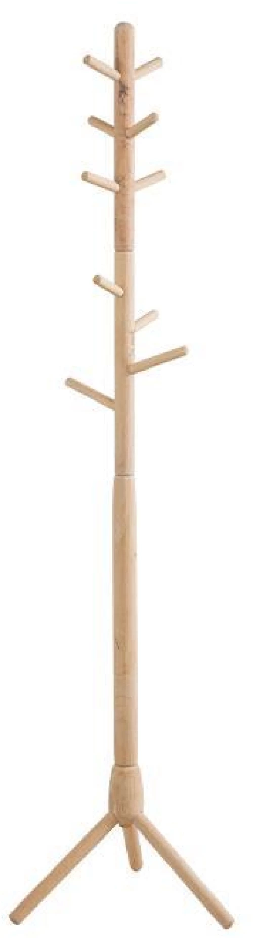 Καλόγερος Nextdeco Natural μασίφ ξύλο Υ175xØ41εκ.