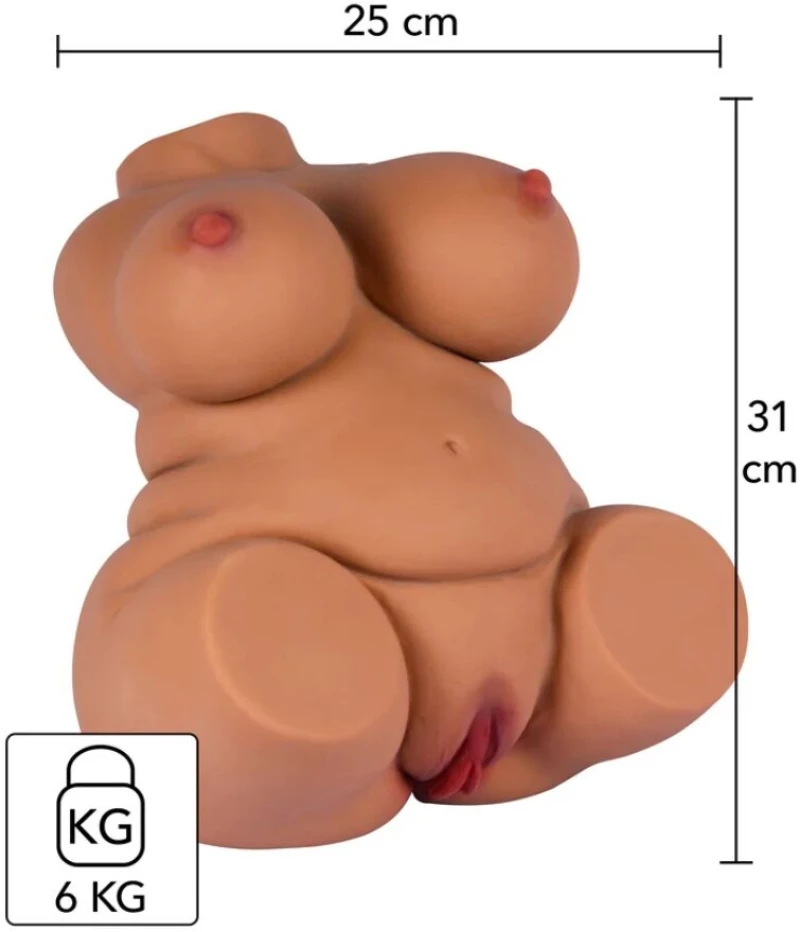 HIDDEN DESIRE - FAT FUCK QUEEN FEMALE MASTURBATOR TORSO 6 KG