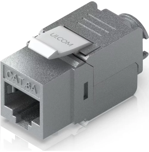 Ubiquiti UACC-Keystone-Jack-C6A, Cat6A Keystone Jack, 12-Pack