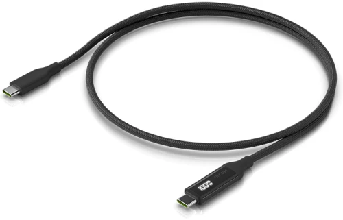 Ubiquiti UACC-Cable-USB-100W-1M-BK, USB-C Cable with Charge Display 1m