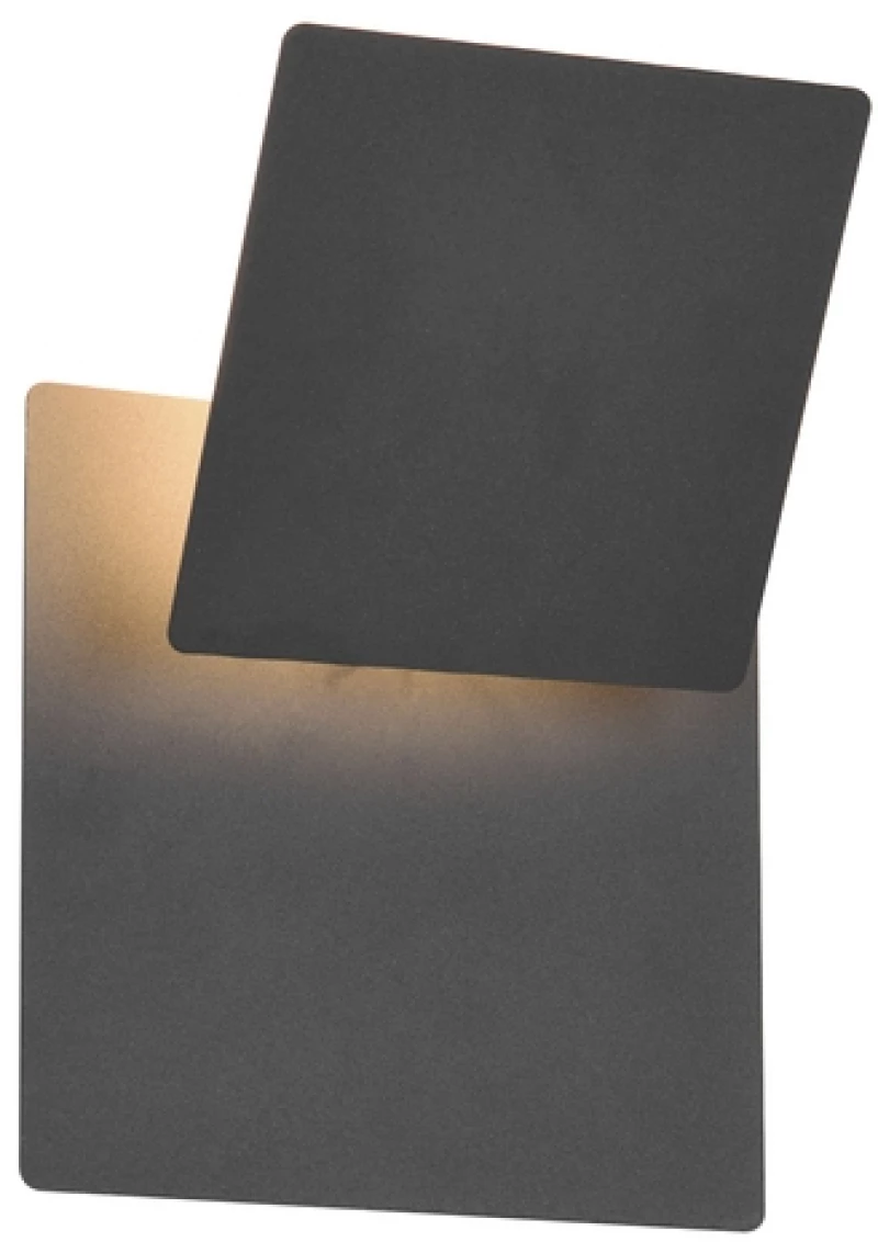 Φωτιστικό Επίτοιχο Trio Lighting MIO 240319132 Μαύρο Ματ (Black Mat) 3000K