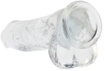 Crystal Clear - Jelly Ομοίωμα Πέους με Βεντούζα - 28 cm - Διάφανο