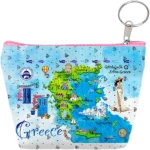 Πορτοφόλι Souvenir μπρελόκ mini - PVC - Greece - 11*7*4cm - 871819