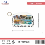 Πορτοφόλι Souvenir μπρελόκ - PVC - Chalkidiki - 14*9cm - 871741