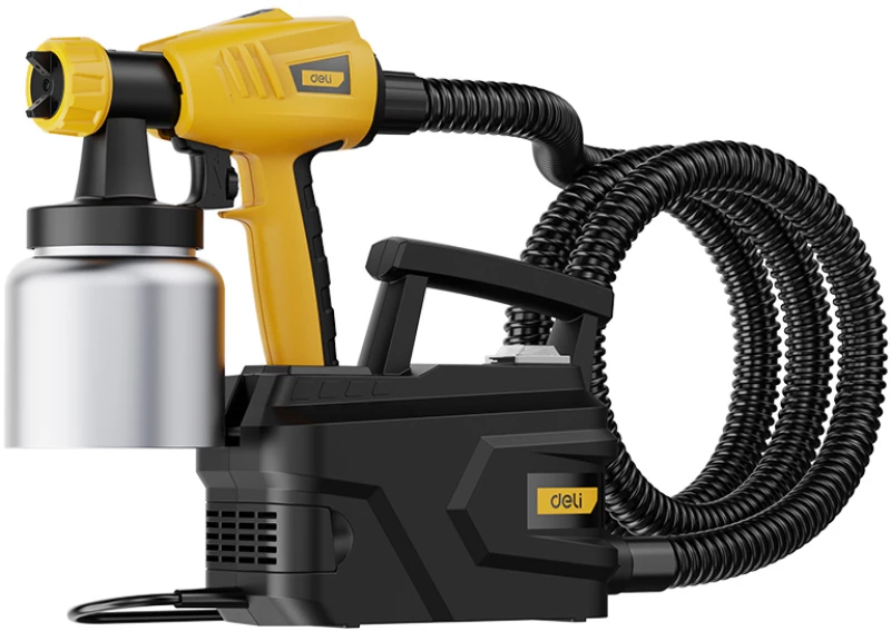 DELI ηλεκτρικό πιστόλι βαφής DC091-1 με δοχείο 800ml, 500W