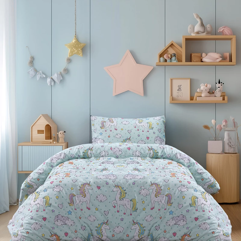 Beauty Home Σετ πάπλωμα μονό Candy Art 6327 160x230 Μέντα