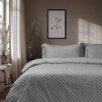 Beauty Home Σετ σεντόνια μονά Art 10101 Fancy 170x260 Γκρι