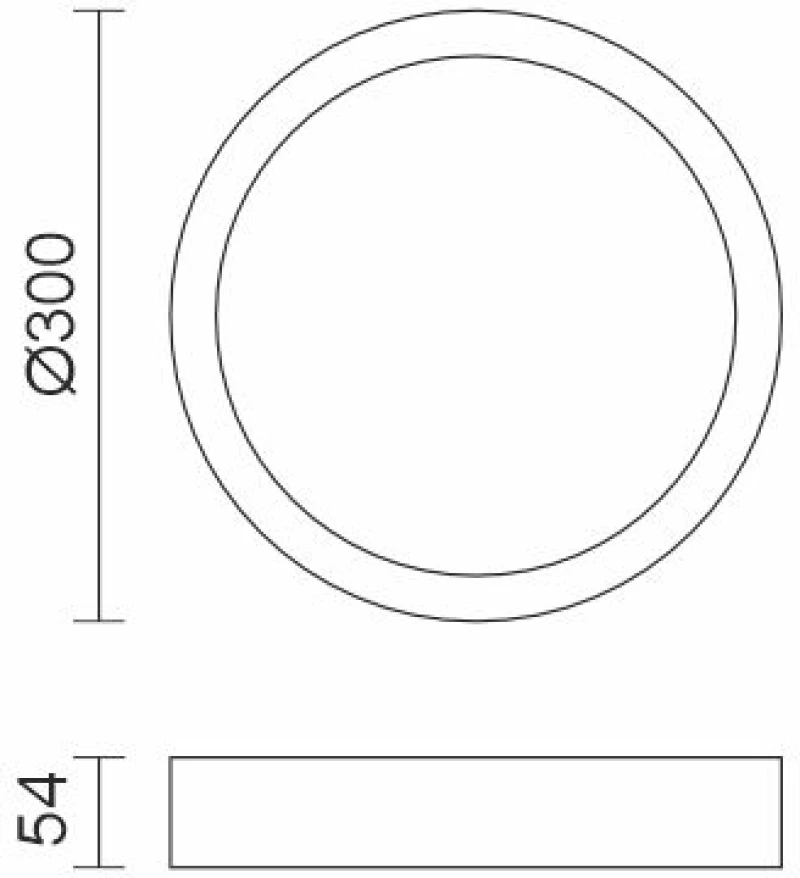 ΠΛΑΦΟΝΙΕΡΑ ΟΡΟΦΗΣ LED 36W CCT ΛΕΥΚΗ ΣΤΡΟΓΓΥΛΗ ΣΤΕΓΑΝΗ 4027