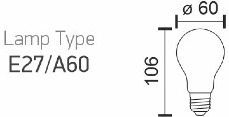 ΛΑΜΠΤΗΡAΣ E27 FILAMENT 10W 6091