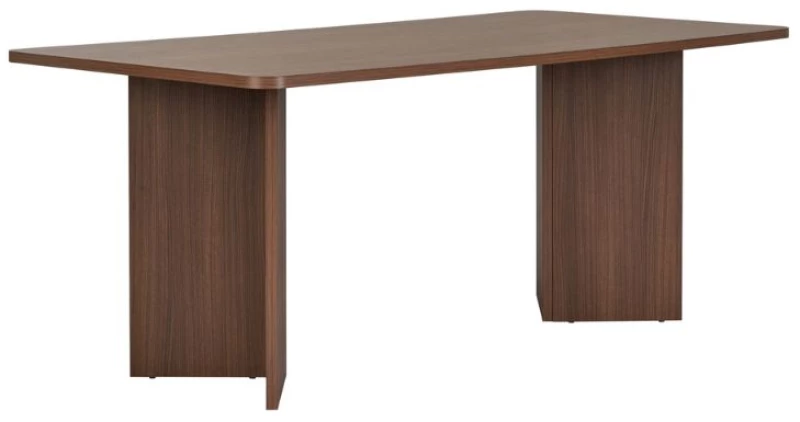 Τραπέζι Linza χρώμα καρυδί 180x90x75εκ.