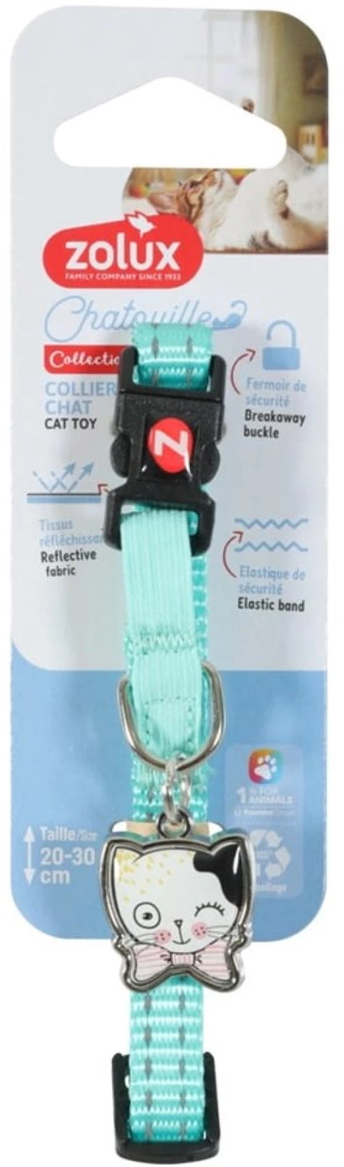 ZOLUX Chatouille blue - cat collar