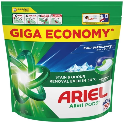 ARIEL MS LAUNDRY CAPSULES 70PCS