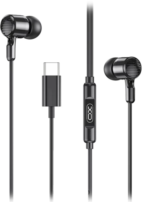 XO 249-0078 XO-EP81 In-ear Handsfree Ακουστικά με Βύσμα USB-C Μαύρο