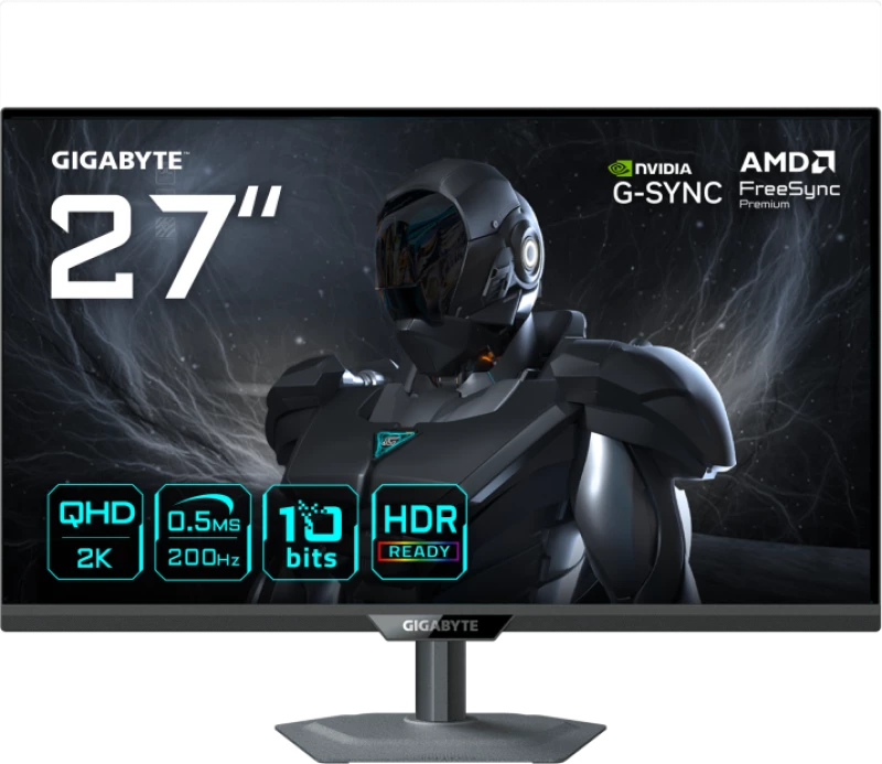 Gigabyte G27Q20 EK Gaming Οθόνη 27" QHD SS-IPS, 200Hz/210Hz OC, 0.5ms, HDR10