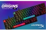 HP HPA65AQUA Μηχανικό Πληκτρολόγιο Gaming RGB,  USB Type-C