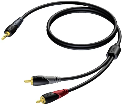 Procab CLA-711-1.5 - Καλώδιο Mini Jack stereo - 2 RCA 1,5 μέτρο