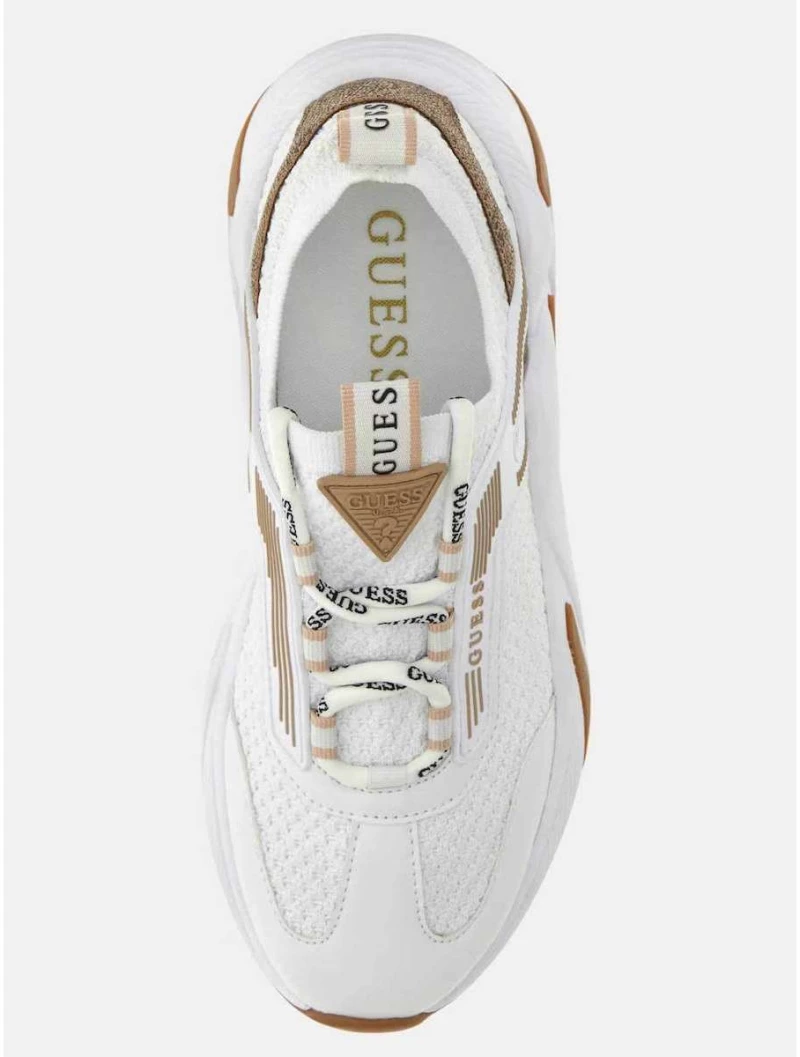 Guess FLPGENFAP12 Γυναικεία Sneakers Λευκά