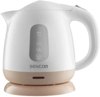 Βραστήρας Sencor SWK 1102RS 1 lt 100W με Αφαιρούμενο και Πλενόμενο Φίλτρο Ρύπων και Αλάτων Καφέ