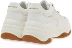 Γυναικείο Sneaker Renato Garini Λευκό με Πλεκτό Σχέδιο