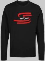 Senna Μακρυμάνικο T-Shirt - BLACK