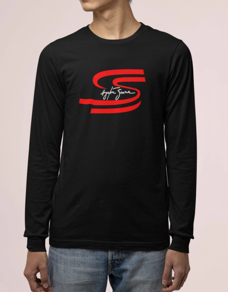 Senna Μακρυμάνικο T-Shirt - BLACK