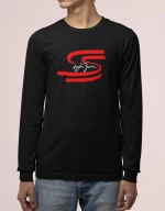 Senna Μακρυμάνικο T-Shirt - BLACK