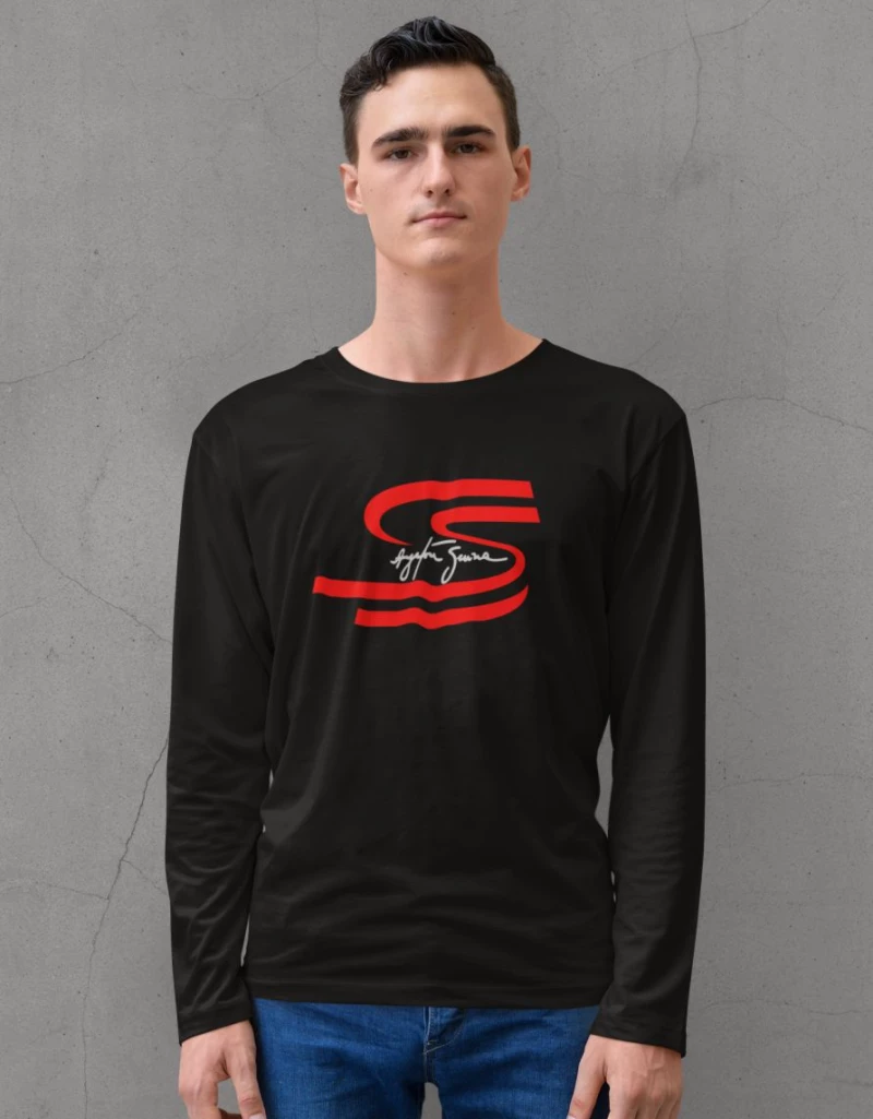 Senna Μακρυμάνικο T-Shirt - BLACK