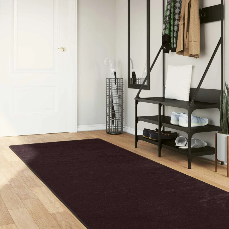 Χαλί Runner MARSA Ανθρακί 400 x 100 cm Πολυέστερ και PVC Ανθρακί 42023180
