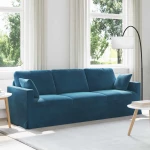 Καναπές Μπλε 228 x 78 x 80 εκ Βελούδο Μπλε 42024448