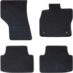 Πατάκι αυτοκινήτου 4 pcs Μαύρο Καθίσμα LEON TPE Μαύρο 42029075