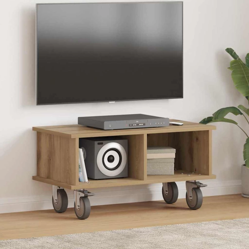 Βάση TV Artisan Oak 68,5 x 35 x 35 εκ Επεξεργασμένο ξύλο Καφέ 891047