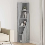 Γωνιακό Ντουλάπι Γκρίζο Σονομα 32x32x140εκ Επεξεργασμένο ξύλο Γκρι 889881