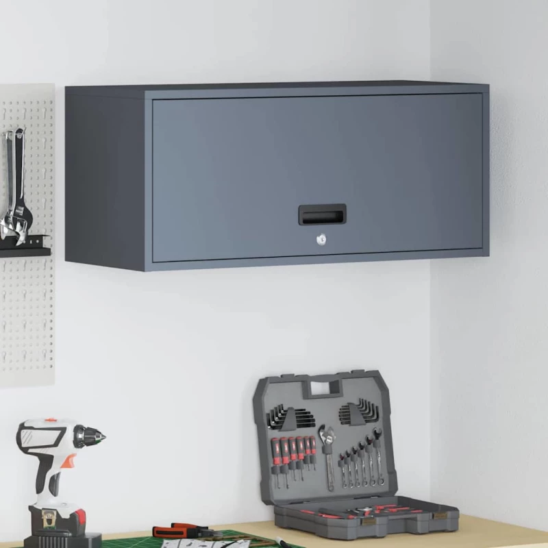 Ντουλάπι τοίχου για γκαράζ Ανθρακί 80 x 33 x 35 εκ Ανθρακί 883278