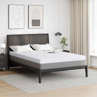 Στρώματα Λευκό 140 x 190 cm 100% ύφασμα πολυεστέρα με τζακάρ Λευκό 4106248