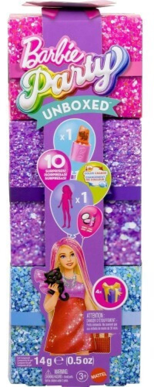BARBIE ΠΑΡΤΙ ΕΚΠΛΗΞΗ UNBOXED GLAM PARTY ΞΑΝΘΙΑ (JFY68 )- JFY68