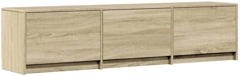 Ντουλάπι TV με led Σονόμα 165 x 34 x 40 εκ. Επεξεργασμένο ξύλο Ώχρα 8006548