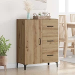 Πλαϊνό γραφείο με συρτάρι Artisan Oak 69,5 x 34 x 90 εκ. Καφέ 880662
