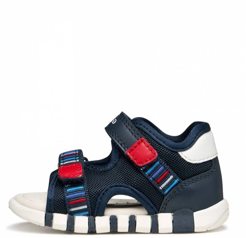 GEOX B SANDAL IUPIDOOB655PA 0BC14 C0735  NAVY/RED  FIRST STEPS  SPORT