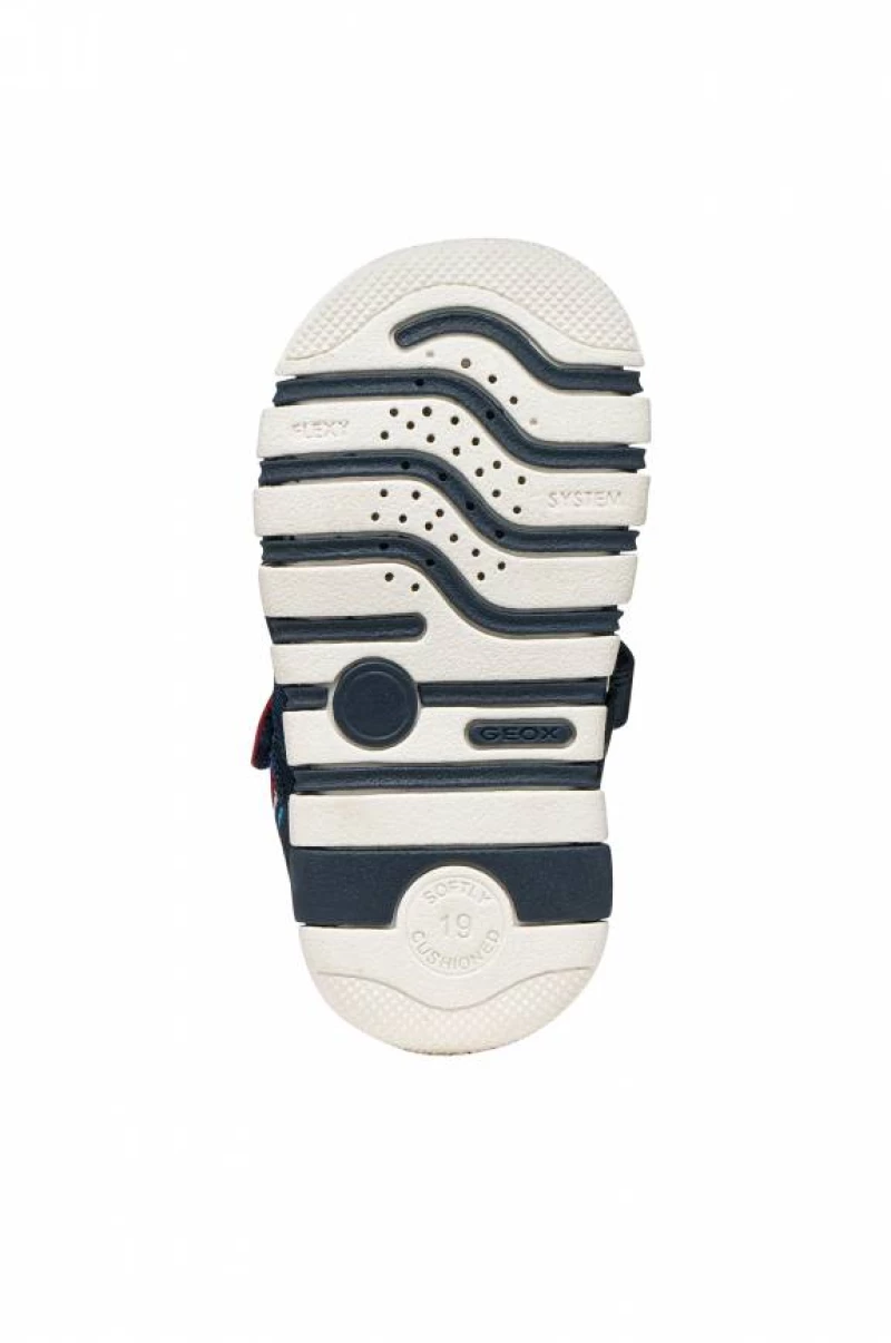 GEOX B SANDAL IUPIDOOB655PA 0BC14 C0735  NAVY/RED  FIRST STEPS  SPORT