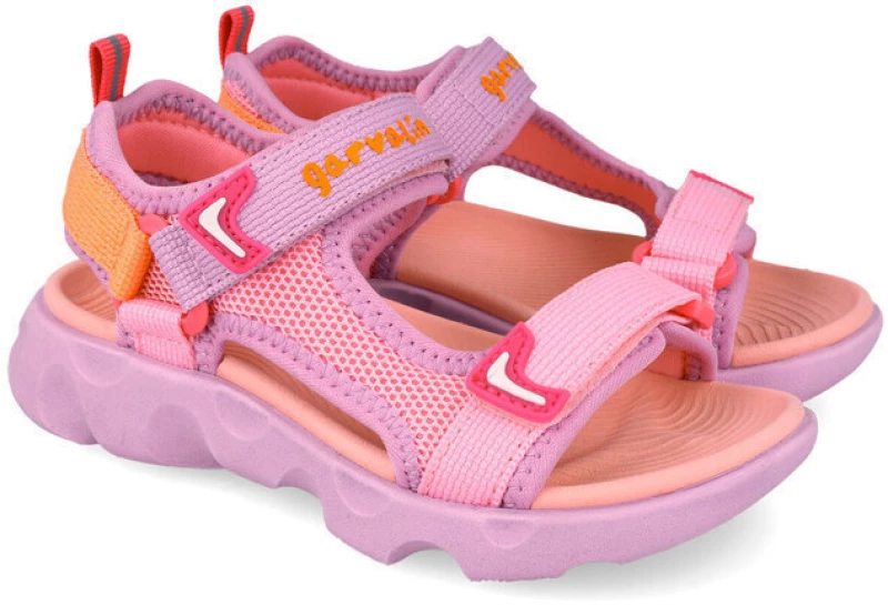 GARVALIN SANDALIA CINTAS 262770-D032 PINK/FUXIA/ORANGE