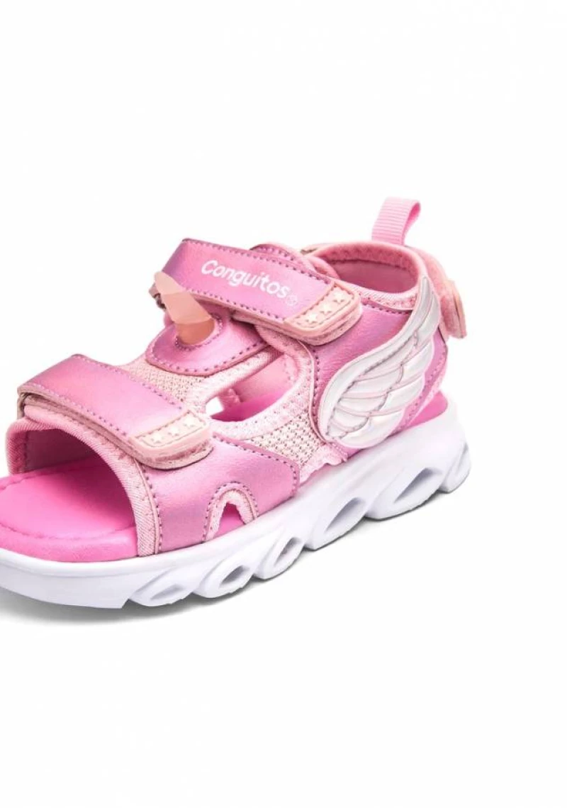 CONGUITOS UNICORN LIGHT UP SPORT SANDAL  COSH260015-ΡΟΖ PINK