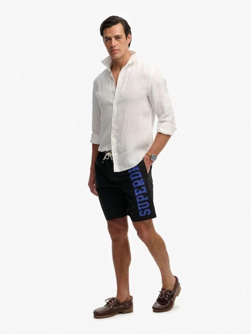 SUPERDRY LOGO 19INCH BOARDSHORT (M3010268A-02A) (M3010268A-02A)