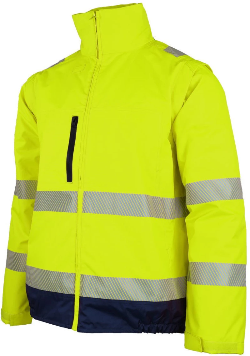 Μπουφάν αδιάβροχο ανακλαστικό 2 σε 1 Lacuna Cetus yellow/navy