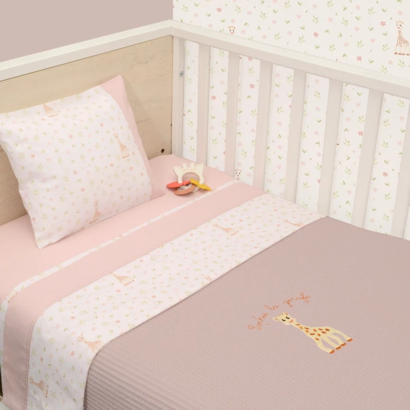 Κουβέρτα Πικέ Αγκαλιάς 75x95 Design 502 Sophie La Giraf