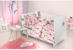Σετ Σεντόνια Κούνιας Guy Laroche Bebe Merida Pink 115x170