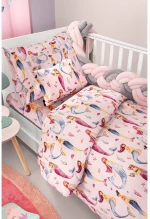 Σετ Σεντόνια Κούνιας Guy Laroche Bebe Merida Pink 115x170