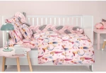 Σετ Σεντόνια Κούνιας Guy Laroche Bebe Merida Pink 115x170